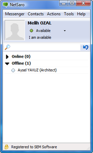 NetSaro Enterprise Messenger screenshot